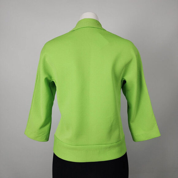 Vintage Tan Jay Green Button Up Jacket Top Size M - Picture 6 of 8